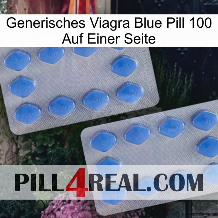 Generic Viagra Blue Pill 100 On One Side 20